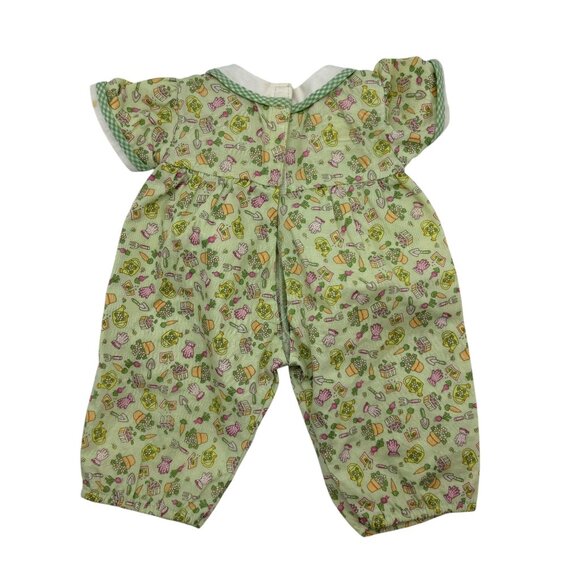 American Girl Bitty Baby Gardening Outfit Overalls 15" Doll Clothing - Picture 2 of 4